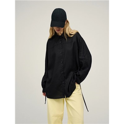 Синяя рубашка из крапивы