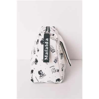 Neceser grande nylon blanco Mafalda
