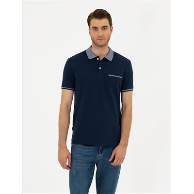 Lacivert Slim Fit Tişört