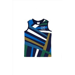 Çocuk Lacivert Bisiklet Yaka Tişört