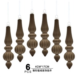 Очень красивые бархатные елочные игрушки