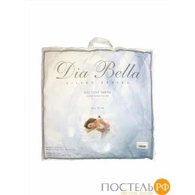 PL-011-М Подушка Diabella 70*70 (гусинное перо 85% и пух 15%) SILVER