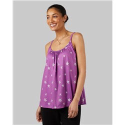 WOMEN'S COOL PRINTED FLOWY BRA CAMI