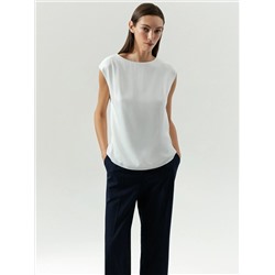 Блузка без рукавов из 100% вискозы, B3158/atlas