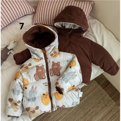 Курточка двухсторонняя. Очень милая, тепленькая, идет в размер