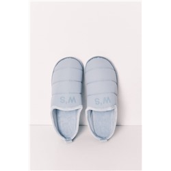 Zapatillas casa acolchadas azul