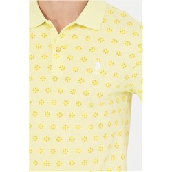 Erkek Açık Sarı Polo Yaka Tişört