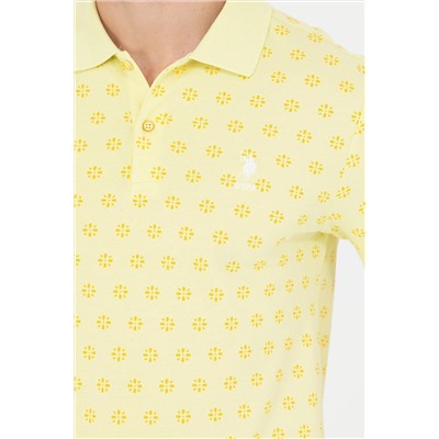 Erkek Açık Sarı Polo Yaka Tişört