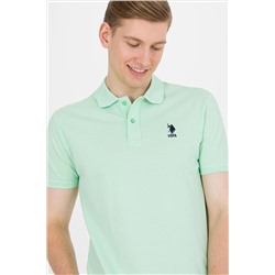 Erkek Mint Yeşili Basic Polo Yaka Tişört
