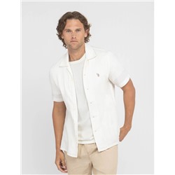 WHITE LABEL DOUBLE GAUZE CAMP SHIRT