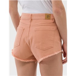 Kahverengi Rahat Kesim Jean Bermuda Şort