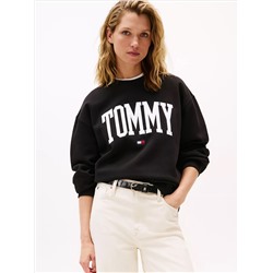 Varsity Tommy Logo Crewneck Sweatshirt