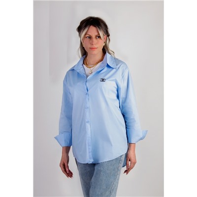 Рубашка оверсайз хлопок y2k