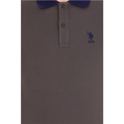 Erkek Antrasit Polo Yaka Tişört