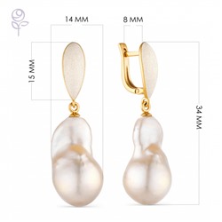 Серьги серебро 52287Y6H