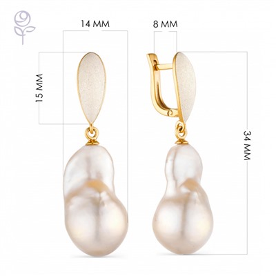 Серьги серебро 52287Y6H