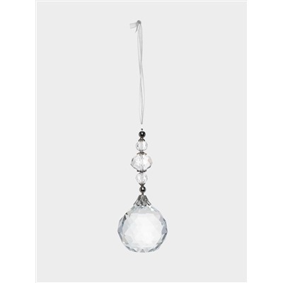 Игрушка елочная, 10 см, акрил, Кристалл на подвеске, Event