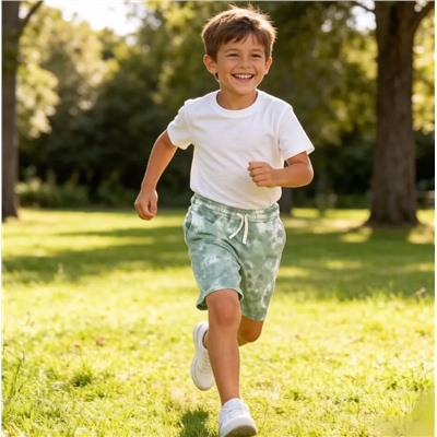 Детские трикотажные шорты  H&*M  Материал: 81% хлопок, 19% полиэстер