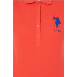 Kadın Kırmızı Basic Polo Yaka Tişört