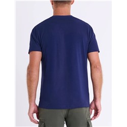 EMBOSSED USPA STRIPE JERSEY T-SHIRT