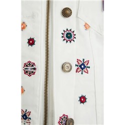 Chaqueta slim vaquera bimateria