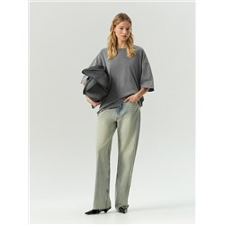 Футболка oversize с эффектом варки, B3065/nuvem