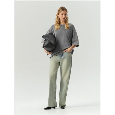 Футболка oversize с эффектом варки, B3065/nuvem