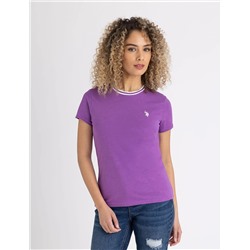 RINGER NECK TRIM T-SHIRT