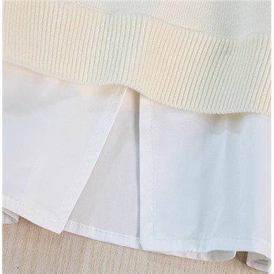 Вязаный свитер из двух частей КО*С