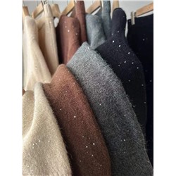 Женские костюм из смесовой шерсти с пайетками МАССИМО Д