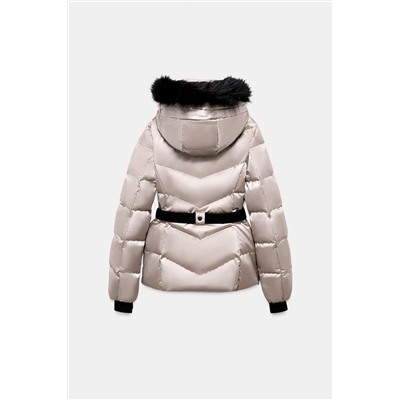 WATER-RESISTANT WINDPROOF ANORAK WITH 80% DOWN, 20% FEATHER FILLING AND RECCO® TECHNOLOGY SKI COLLECTION, CHARACTERISTICS