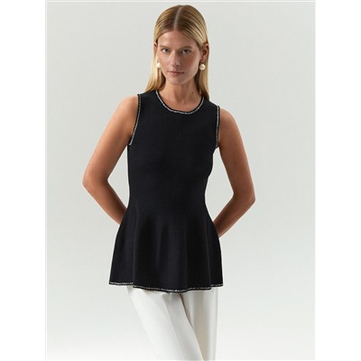 Трикотажный топ, B3179/galaxia