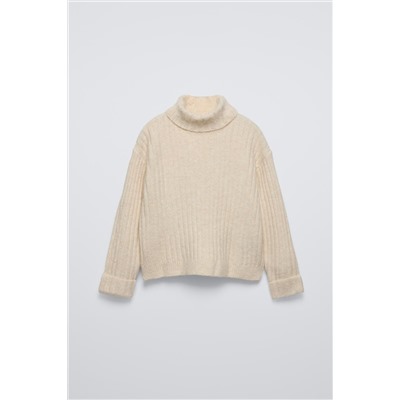 SOFT-TOUCH RIBBED SWEATER