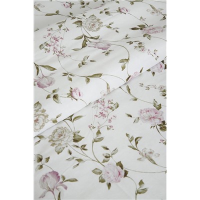 Пододеяльник поплин Пиония