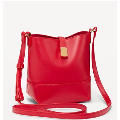 Small Preppy Bucket Crossbody Bag