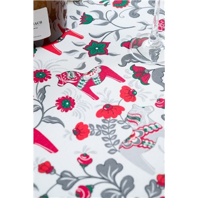 Скатерть Городецкая лошадка