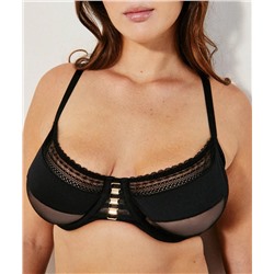 Sujetador corbeille de microfibra