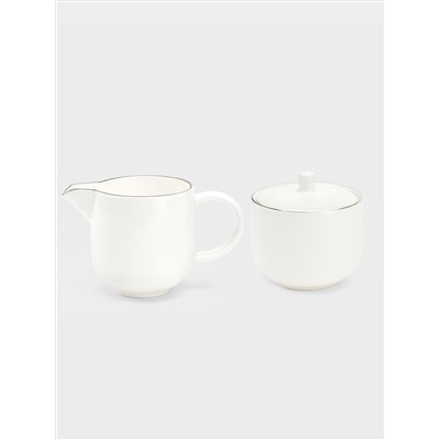 Набор, сахарница и молочник, 300 мл, Кашемир Gold