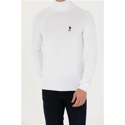 Erkek Beyaz Basic Kazak