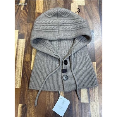 Кашемировый капор / балаклава  Brunell*o Cucinell*i