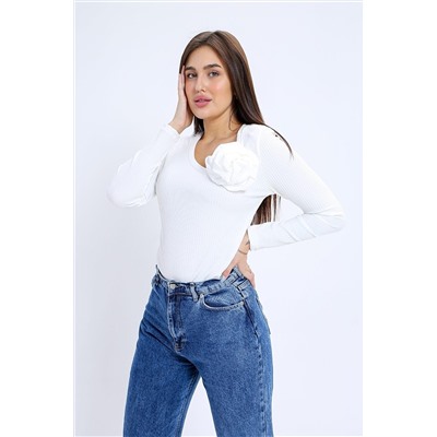 Лонгслив трикотажный Роза