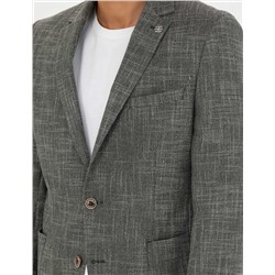 Açık Yeşil Ekstra Slim Fit Ceket