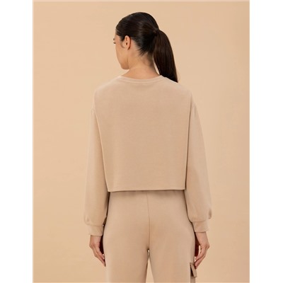 Bej Sweatshirt