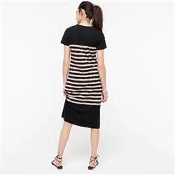 T-shirt dress in stripe