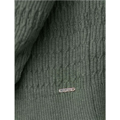 Кардиган тонкой ажурной вязки из хлопка и вискозы