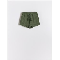 Shorts aus Spitze