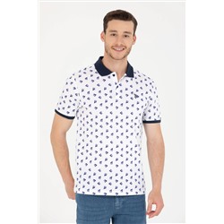 Erkek Beyaz Polo Yaka Tişört