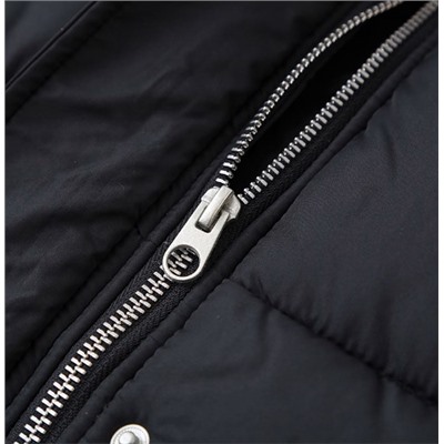 Женский осенне-зимний жилет с капюшоном