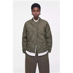 Женская куртка из белого утиного пуха