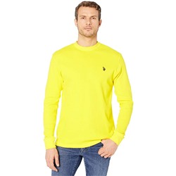 U.S. POLO ASSN. Long Sleeve Crew Neck Solid Thermal Shirt
